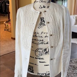 J Peterman Cream Jacket